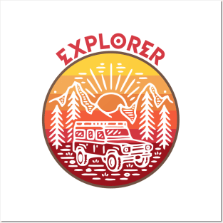 EXPLORER Posters and Art